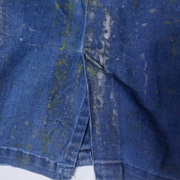 Get Lucky USA Denim Bling Jacket Upcycle Look - Picture 7 of 10